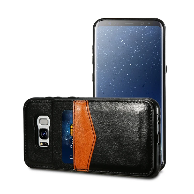 Black Kisscase кожа флип чехол для samsung Galaxy Note 9 S9 S8 плюс держатель для карт сзади флип-чехол для samsung S6 S7 Edge Кошелек Случаях чехол для samsung Galaxy S9 S8 плюс чехол для samsung Galaxy S7 S6 край Note 9 - Цвет: Black