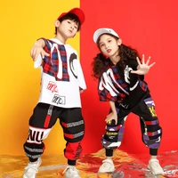 children hip hop clothing loose hoodie tops casual shorts suit girls boys jazz dance wear costumes ballroom dancing outfits wear