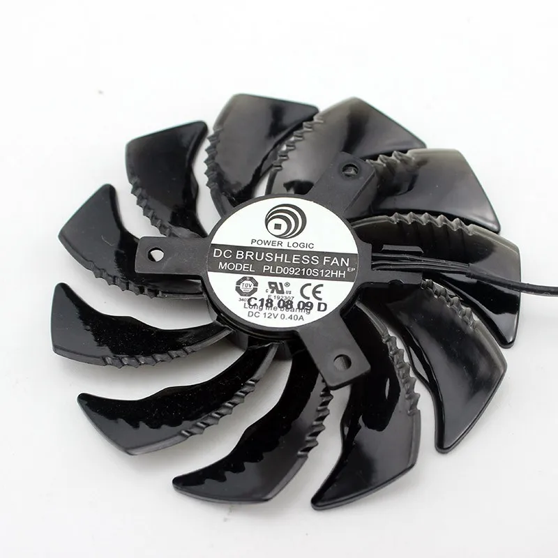 Новый оригинальный охлаждающий вентилятор PLD09210S12HH для видеокарты Gigabyte RX550 D5 2G RX560