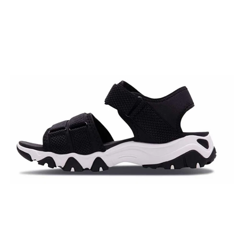 Skechers/женские босоножки; дышащая обувь; женские босоножки на танкетке; модная пляжная обувь; sapato feminino; 88888180-BLK - Цвет: 88888180-BLK
