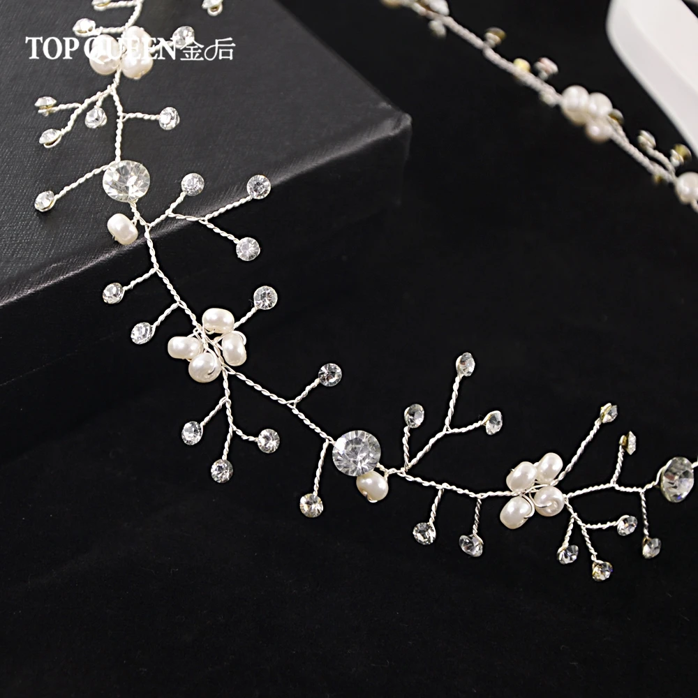 TOPQUEEN SH119 свадебный пояс с жемчугом Свадебные Стразы для невесты аксессуары