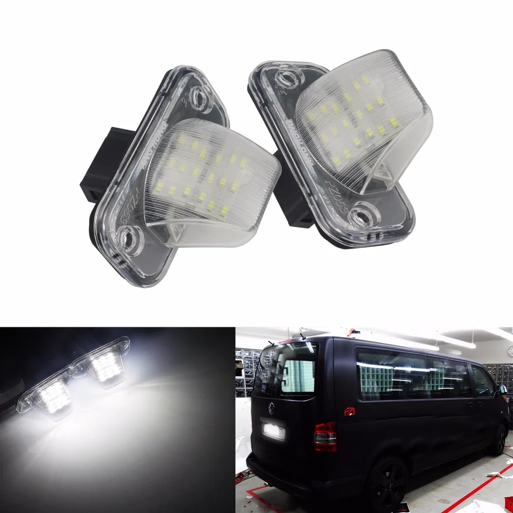 ANGRONG Светодиодная лампа номерного знака для VW Multivan MK4/Syncro 1990 03 Passat B6 Combi/Variant 2006 08
