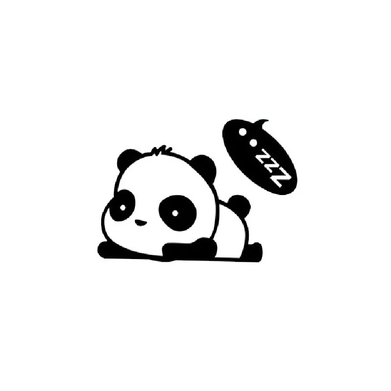 Маленькие наклейки для спальни гостиной мультяшная панда кошка украшения детей