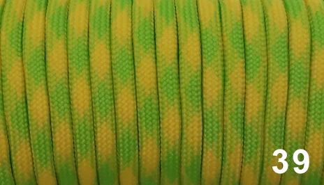 YOUGLE Paracord 550 парашютный шнур веревочка Mil Spec type III 7 нитей 100FT оборудование для альпинизма кемпинга выживания 39-45 - Цвет: 39