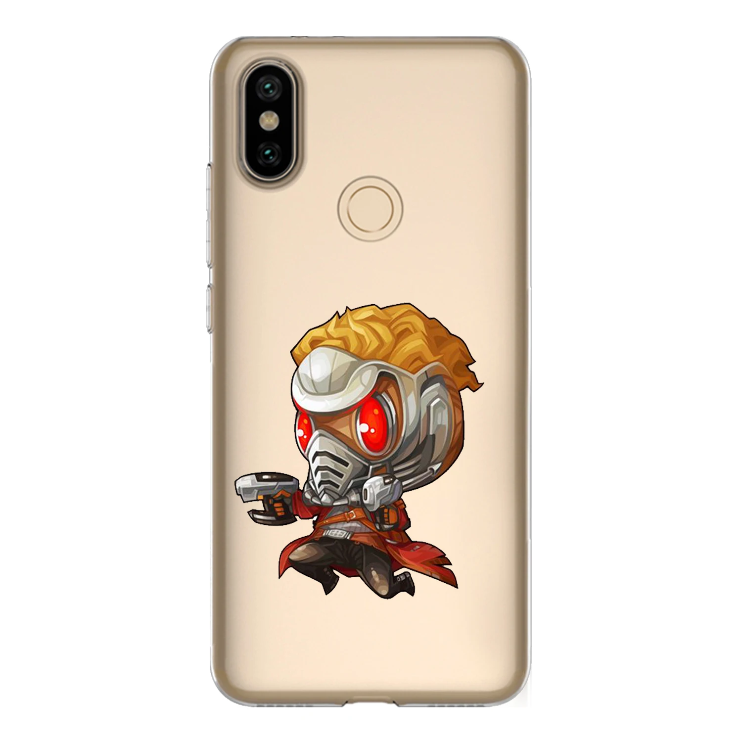 Чехол для Xiaomi Mi A2 6X чехол 5 99 дюйма мягкий силиконовый милый мультяшный Железный