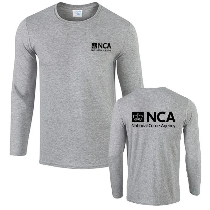 Модная новинка футболка национальной полиции ФБР полицейских копов NCA Мужская