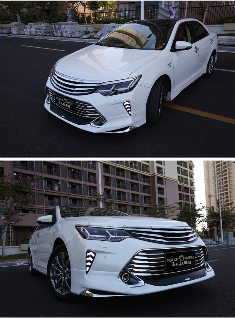 Для Toyota Camry 2015 2016 внешние хромированная решетка из АБС-пластика изменить передней