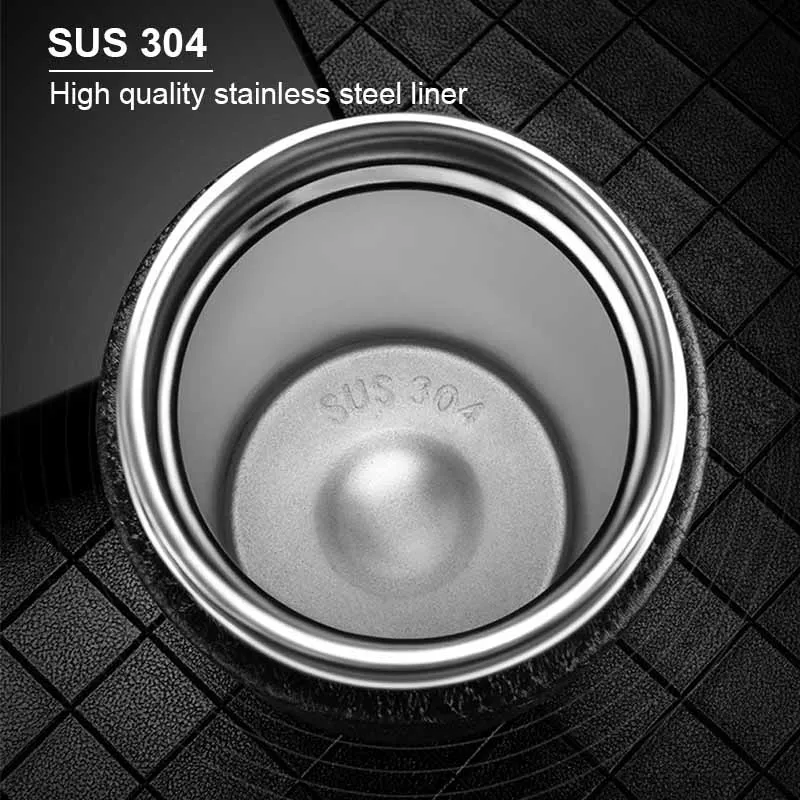 BORREY Термос Кофе Бутылка Нержавеющая сталь Вакуумные термосы Фляга Изолированная чай с фильтром на.