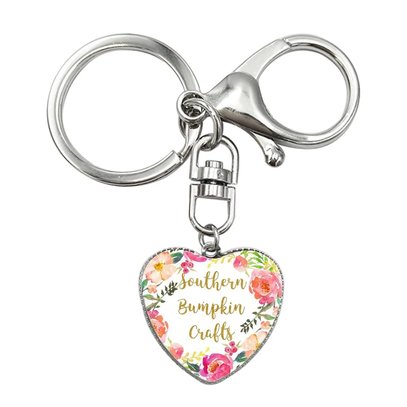 Милые брелоки в виде Библии с изображением сердца и пряжкой стеклянный кулон