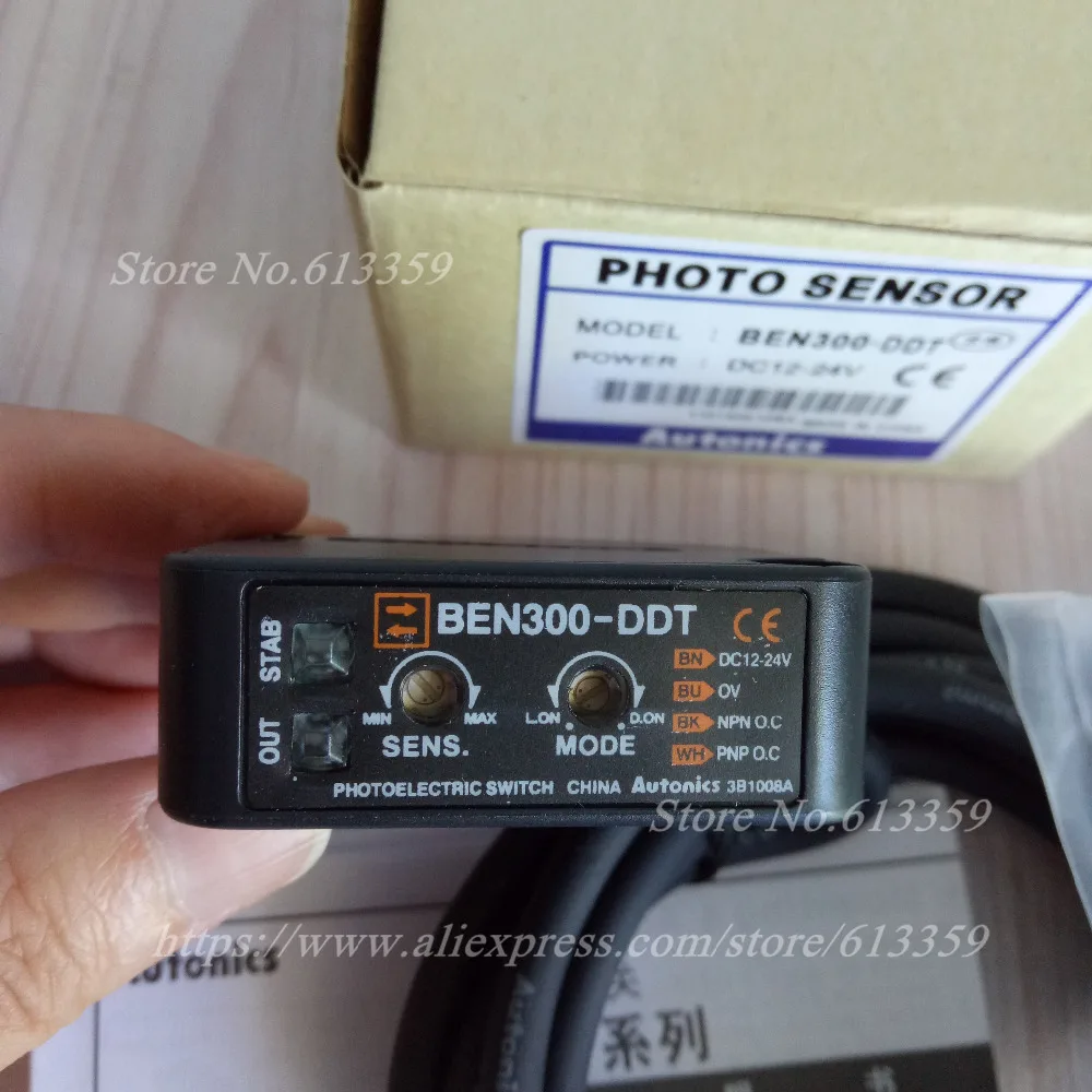 BEN300-DDT Autonics диффузный отражающий фотоэлектрический переключатель Sn-300mm высококачественный