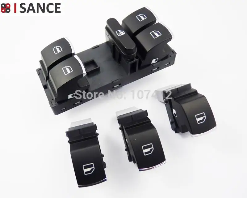 Переключатель окна ISANCE 5ND959857 5ND959855 для VW Jetta 3 Golf MK5 MK6 Passat 3C Tiguan 2006 2007 2008 2009 2010 2011 2012
