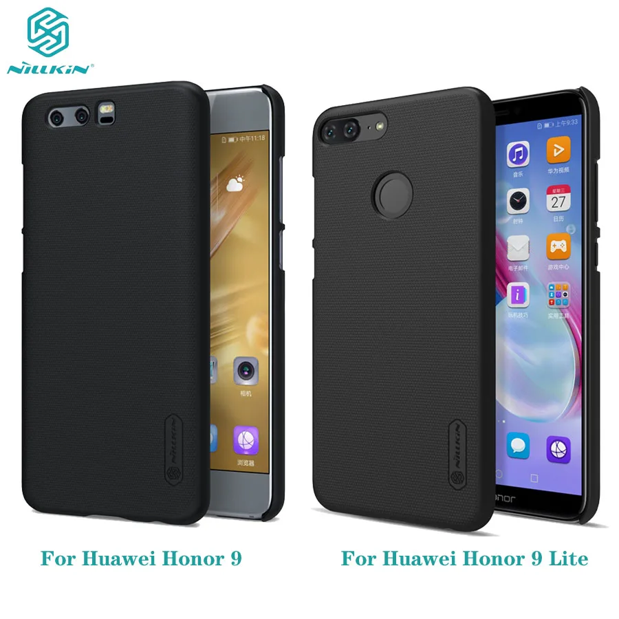 Для huawei Honor 9 чехол Nillkin супер матовый защитный жесткий PC задняя крышка протектор черный чехол для телефона для huawei Honor 9 Lite чехол