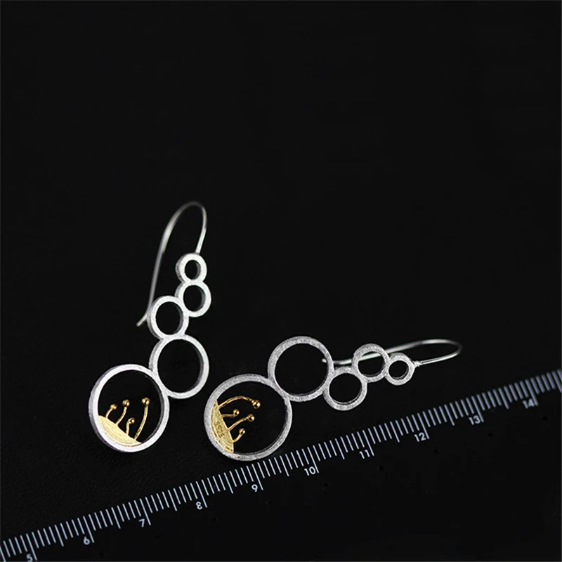 Новое поступление. особый и элегантный цветок птица серьги Подлинная