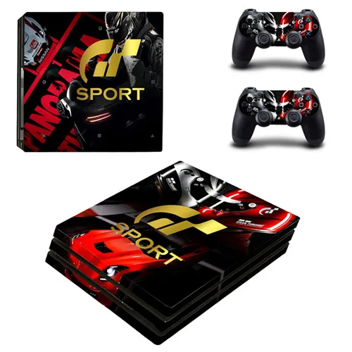 Gran Turismo Sport& GT Sport PS4 Pro наклейка для sony playstation 4 консоль и 2 контроллера PS4 Pro наклейка s Наклейка виниловая - Цвет: YSP4P-1651