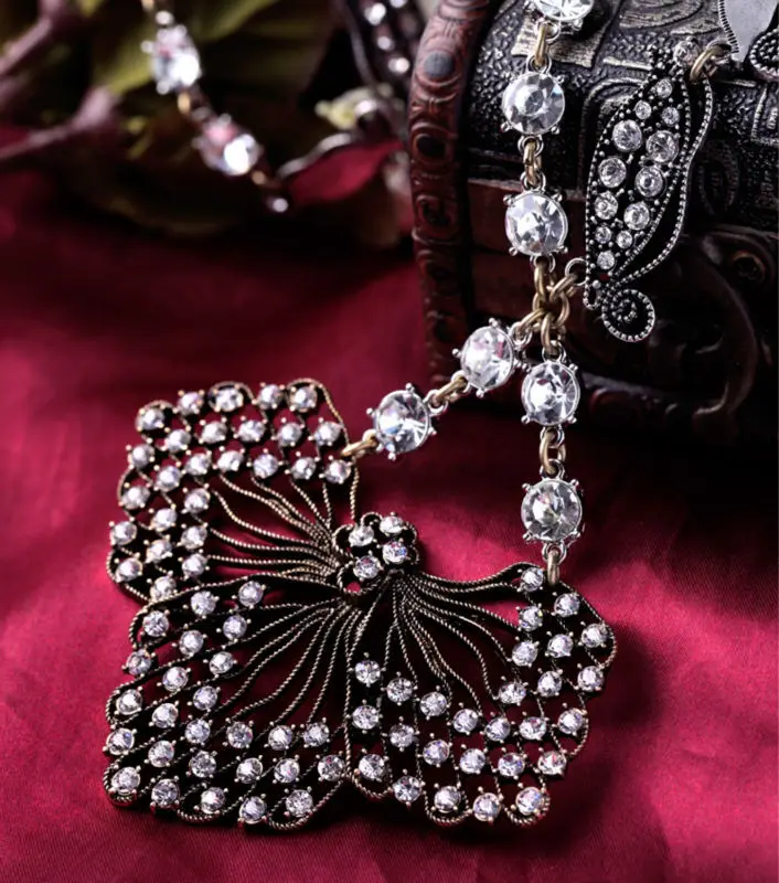 Объемная цена классическое винтажное ожерелье с крутым цветком женская подвеска