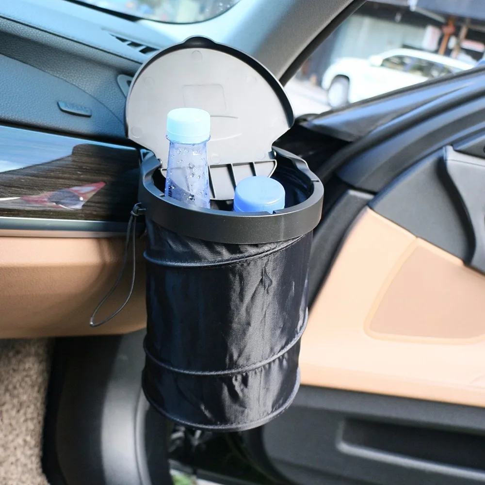 Автомобильный мусорный контейнер для мусора складной держатель Чехлы