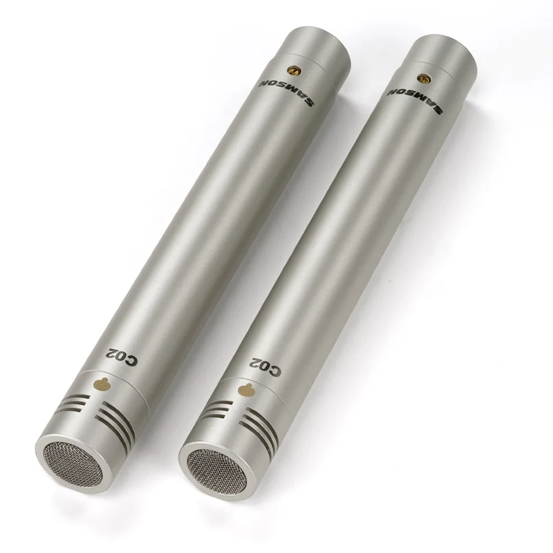 Одна пара оригинальный Samson C02 карандаш конденсер микрофон профессиональный