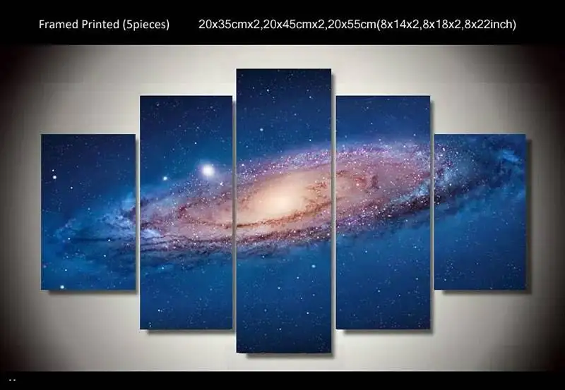 5 шт. современные картины на холсте художественные рисунки пейзаж настенные