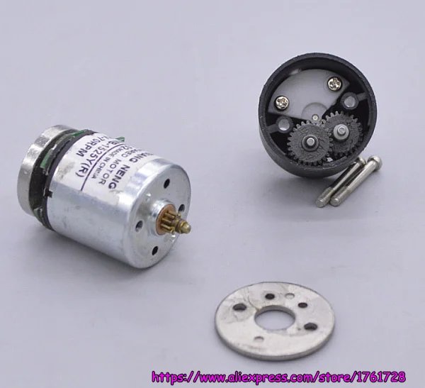 Оригинальный редукторный двигатель микро постоянного тока с датчиком холла 12 В 70