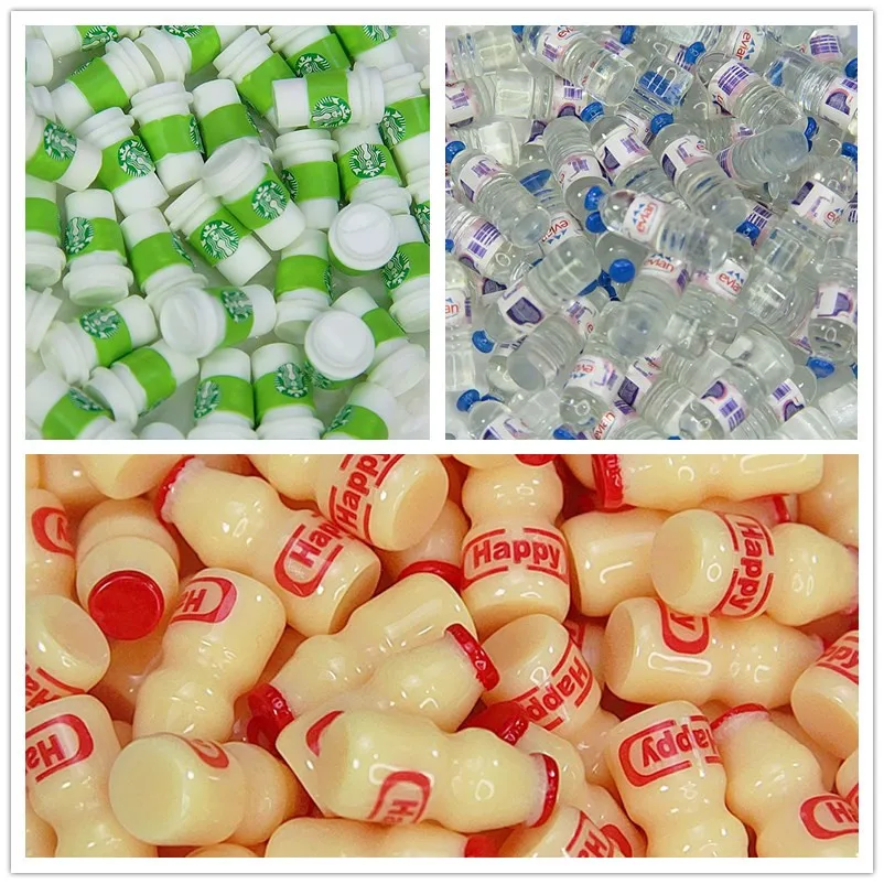 

30PCS Slime Charms Mini Mineral Water Coffee Slime Filler For Kids Lizun Plasticine DIY Slime Accessories Supplies Decoration