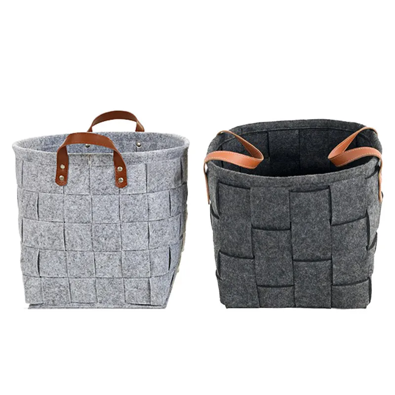 Войлок шить закуски корзина для хранения Рабочий стол ткань мусора Костюмы
