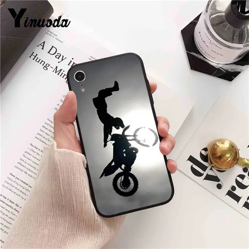 Yinuoda Moto Cross спортивный милый чехол для телефона iPhone 8 7 6 6S 6Plus 5 5S SE XR X XS MAX Shell 11 pro max |