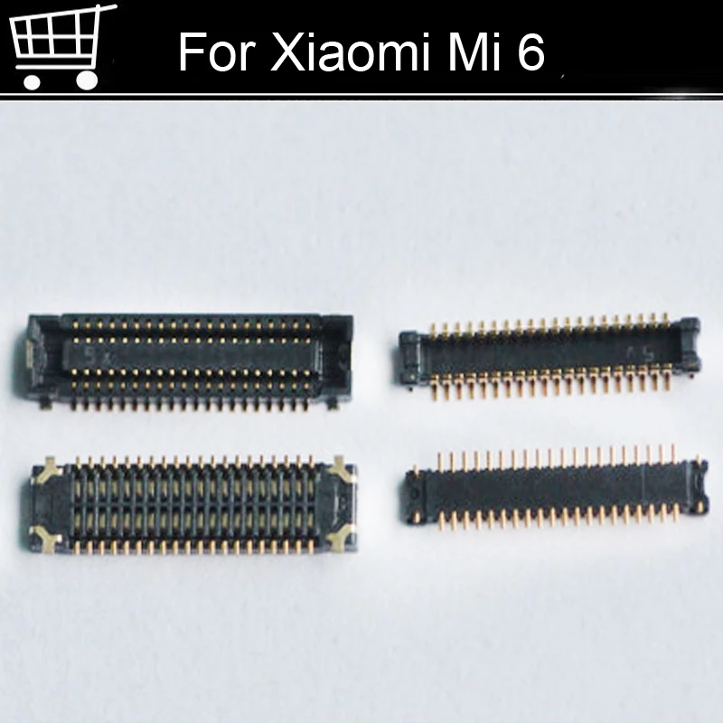 2 шт. FPC коннектор для Xiaomi Mi 6 ЖК дисплей экран на гибком кабеле материнской плате