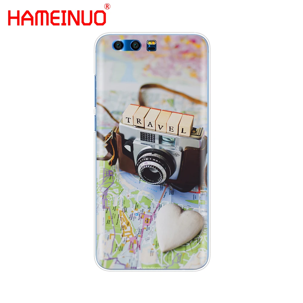HAMEINUO World Map Travel Plans Cover phone Case for Huawei Honor 10 V10 4A 5A 6A 7A 6C 6X 7X 8 9 LITE | Мобильные телефоны и