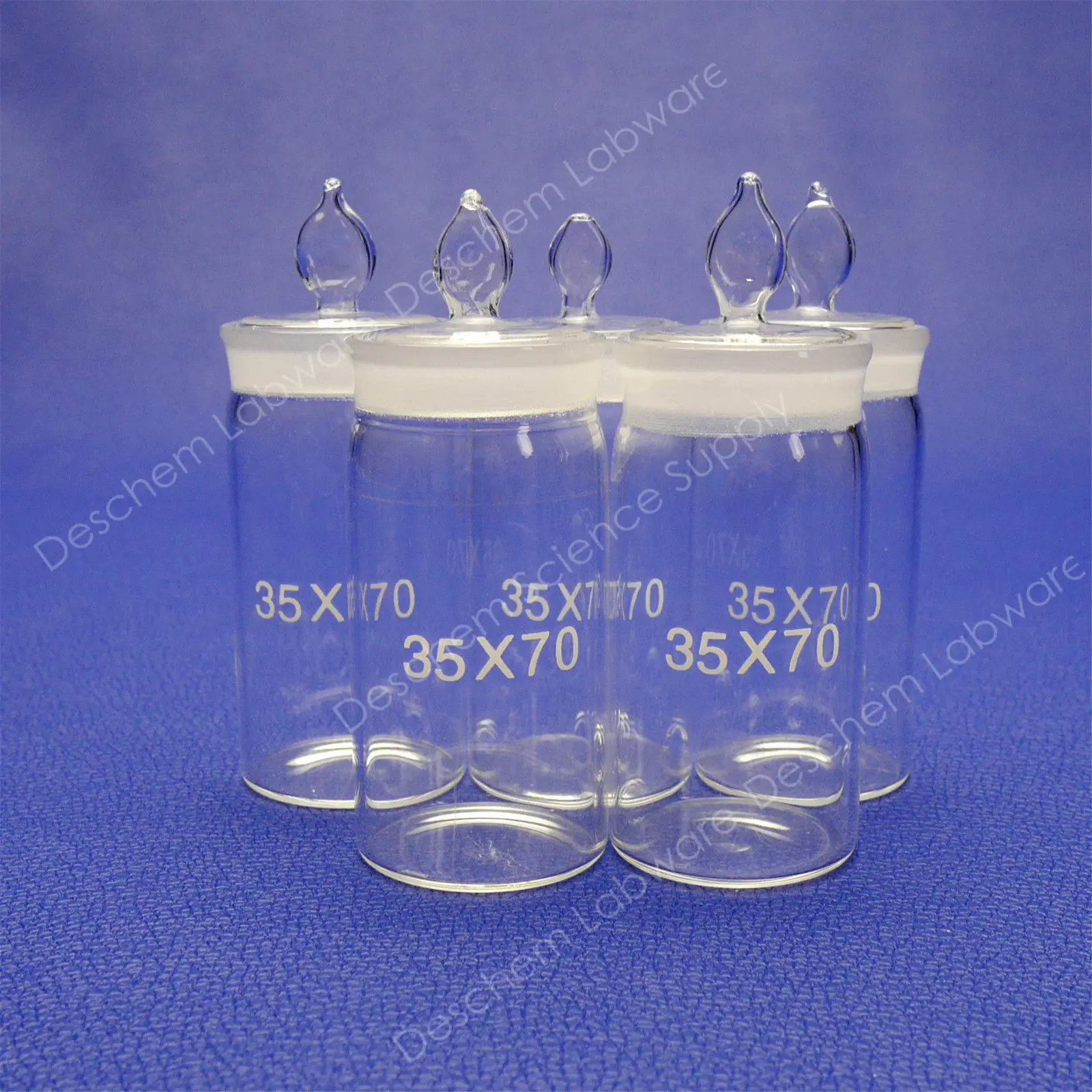 35*70 лабораторная стеклянная бутылка для взвешивания высокая форма диаметр = 35 мм