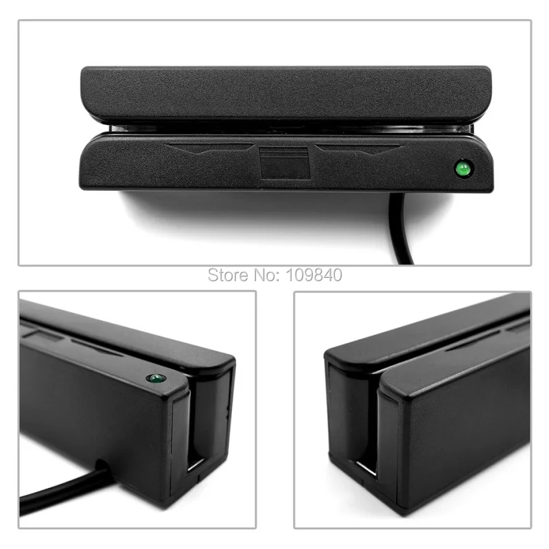 Мини USB считыватель магнитных карт 3 трека|Считыватели контрольных карт| |