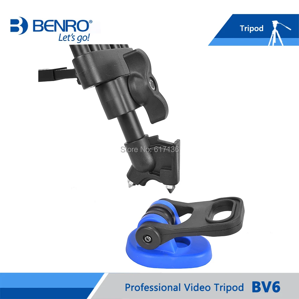 Benro BV6 видео штатив профессиональный Auminium тренога для камеры BV6 видео головка QR13 пластина сумка для переноски DHL