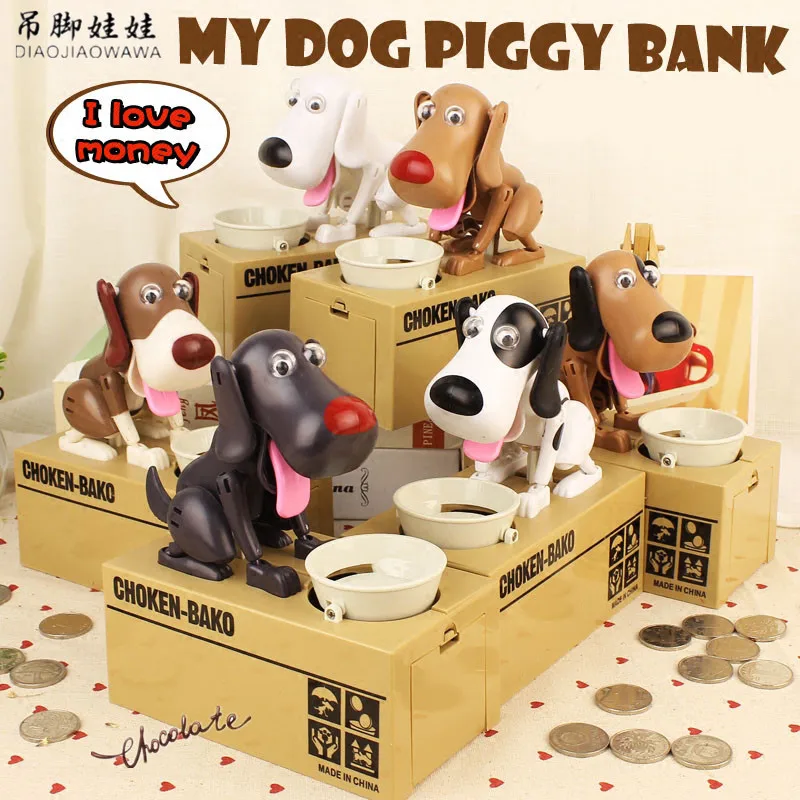 Копилка Doggy Canine Роботизированная копилка для монет денег Choken Bako копилка|money bank|piggy