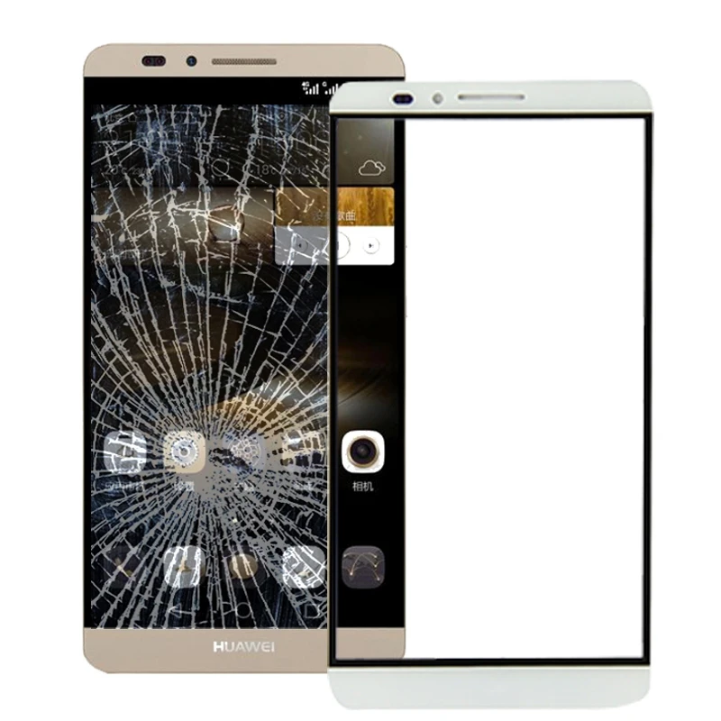 10 шт. для Huawei Ascend Mate 7 сенсорный экран стекло дигитайзер передняя внешняя