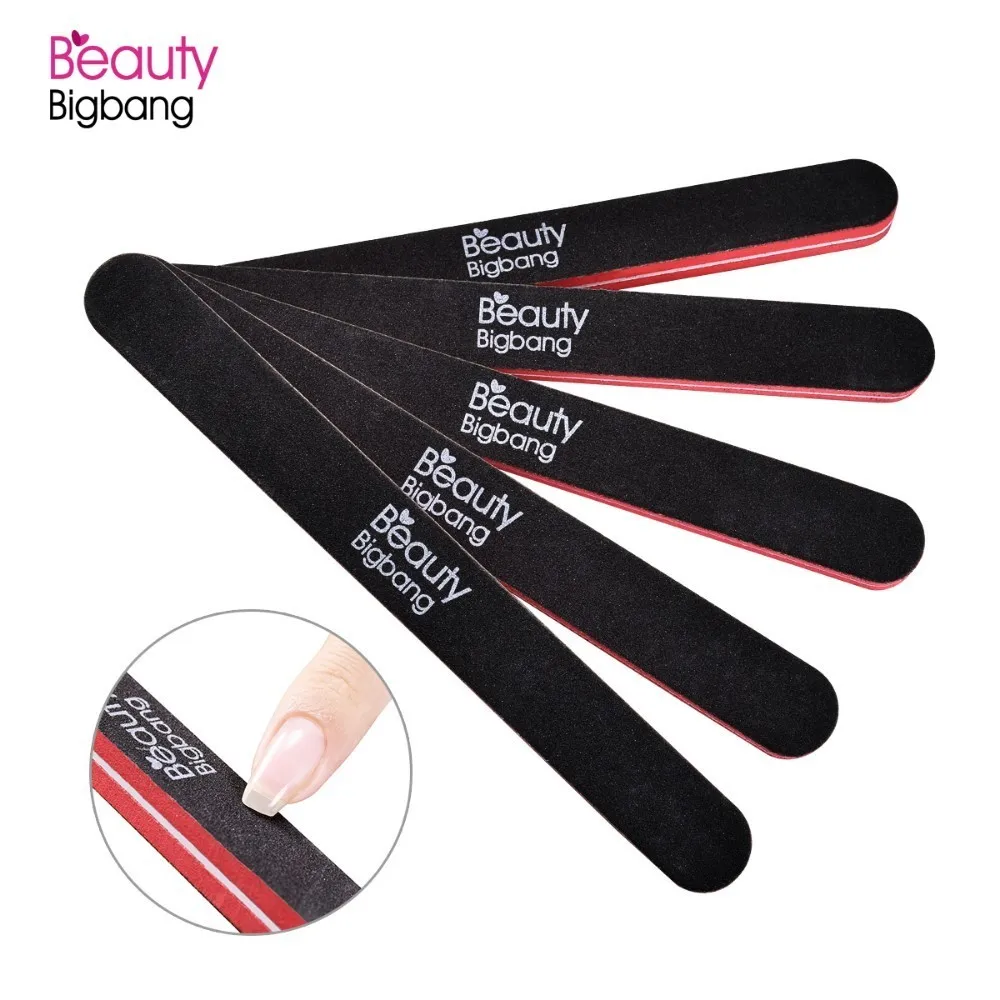BeautyBigBang пилка для ногтей 100/180 шлифовальный буфер для ногтей блок для педикюра Маникюр Полировка лак аксессуары для ногтей, инструменты пилочки для ногтей