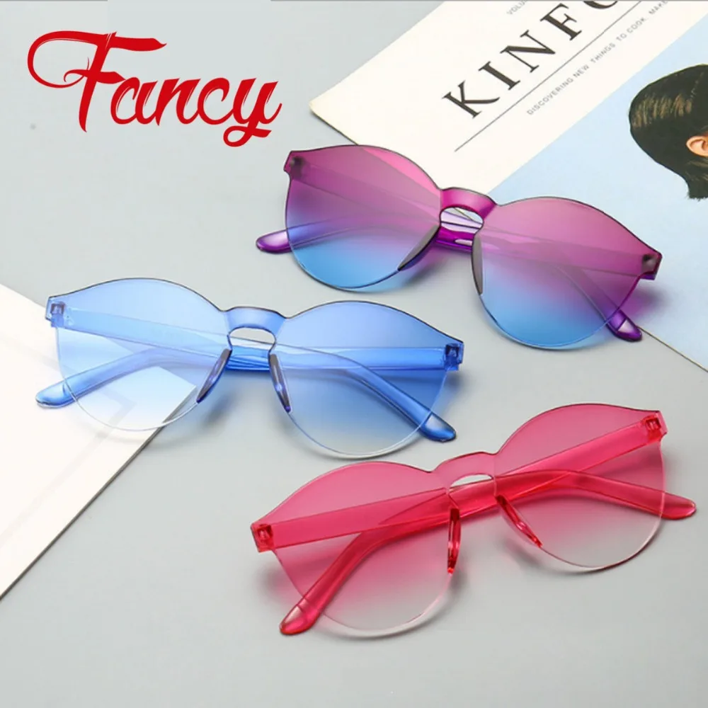 Солнцезащитные очки с круглыми затемненными линзами женские и мужские брендовые