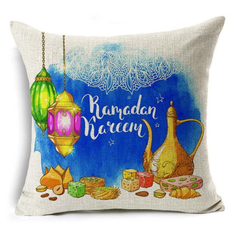 Новые наволочки Ramadan Kareem наволочка для подушки ИД фонарь хлопок лен подарок