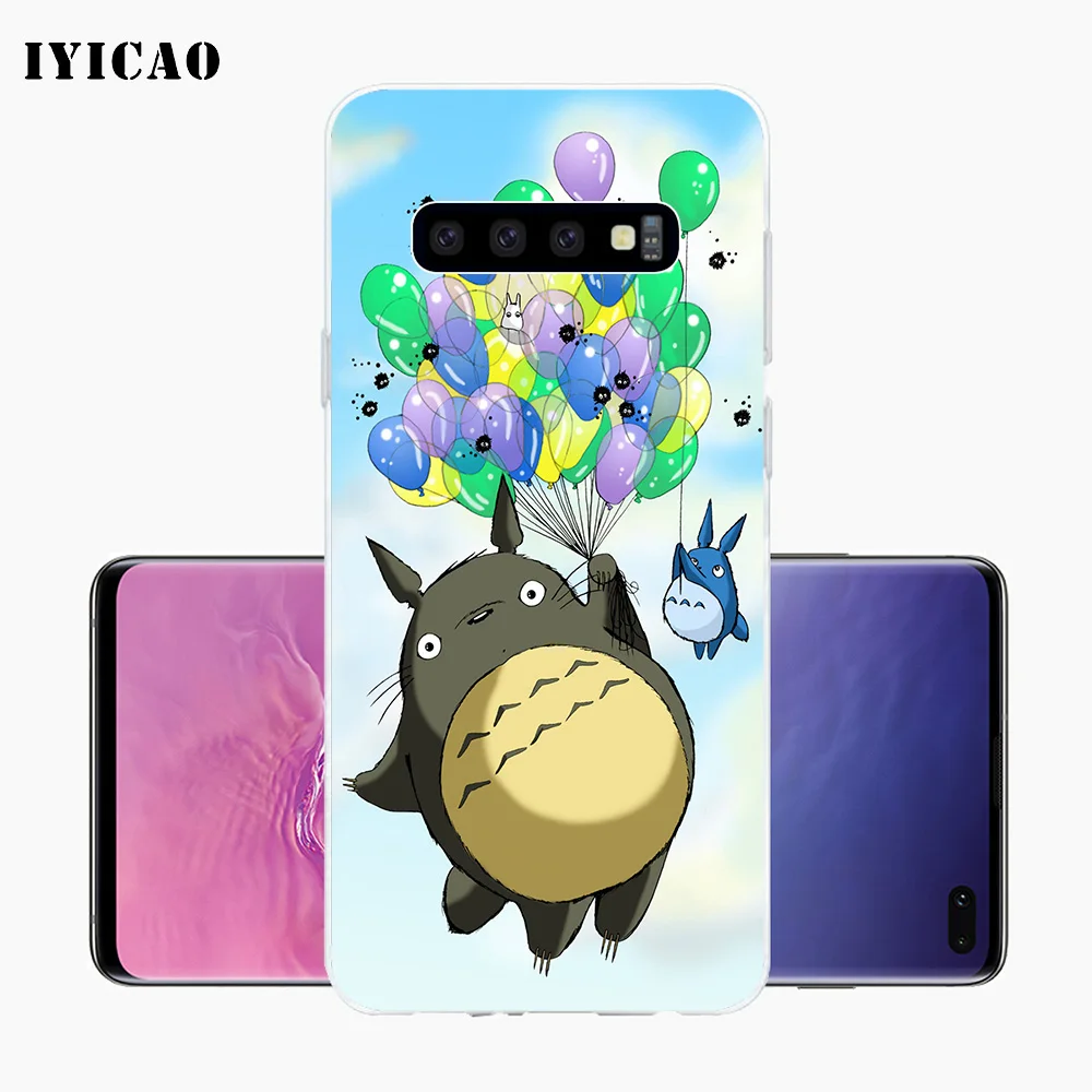 IYICAO Мой сосед Тоторо Мягкий силиконовый чехол для телефона Samsung Galaxy S10e S10 S9 S8 Plus S7