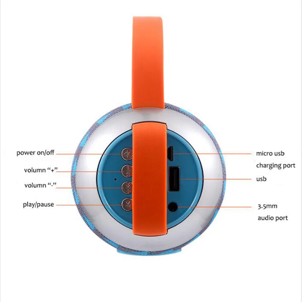 Bluetooth Колонка Bluedio портативная беспроводная с поддержкой MP3|Портативные колонки| |
