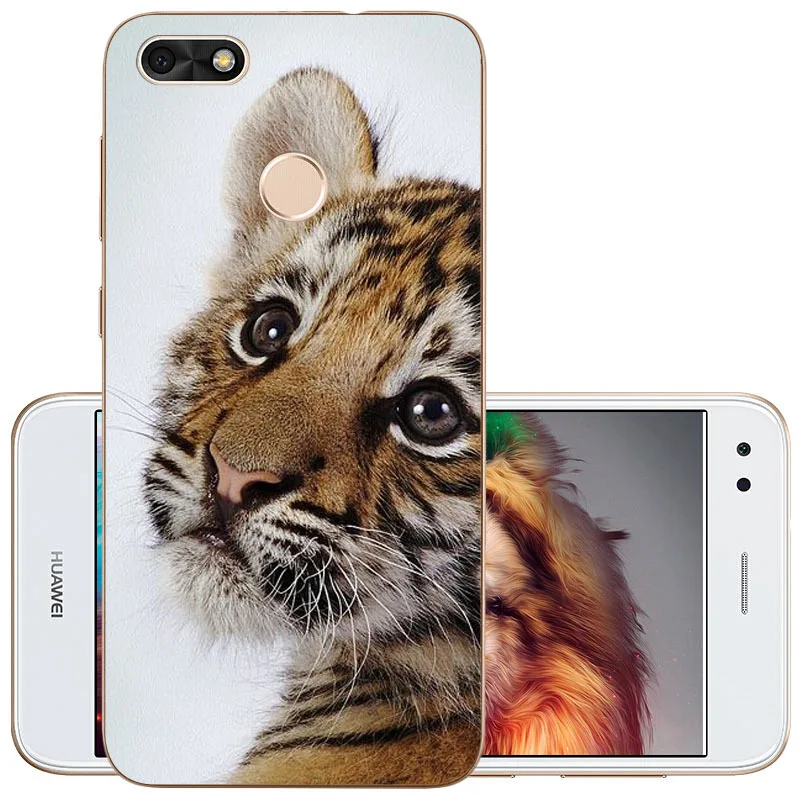 Чехол для huawei P9 Lite Mini с прозрачной рамкой, мягкий силиконовый чехол из ТПУ для huawei Y6 Pro SLA-L22, задняя крышка для телефона