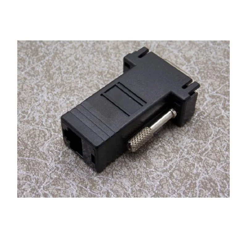 VGA 15Pin папа/мама к RJ45 гнездовой разъем последовательный порт удлинитель LAN CAT5 CAT6
