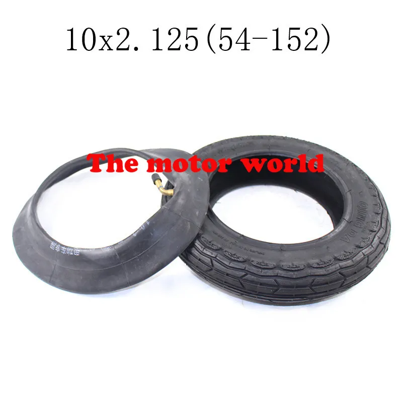 

Free Shipping New 10x2.125(54-152) Rubber Outer Tyre and Inner Tube for Electric Scooter Bike Refit Motorcycle Parts