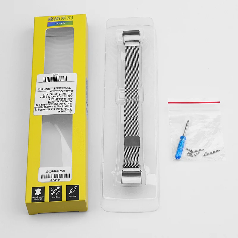 Миланская петля ремешок для huawei Band 2 Pro магнитная пряжка регулируемый размер браслет huawei honor b19/29 сменный Браслет