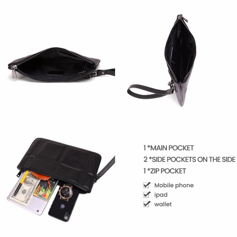 Сумка-клатч Мужская из натуральной кожи | Багаж и сумки