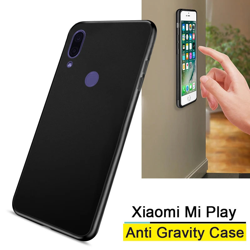 Антигравитационный чехол для телефона для Xiaomi mi Note 3, волшебный чехол с нано-присоской, АДСОРБИРОВАННЫЙ чехол для Xiaomi mi Play/mi 9 mi 9 SE - Цвет: anti-gravity