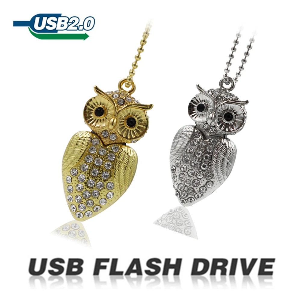 Usb флеш накопитель с алмазным кристаллом 64 ГБ ручка оригинальной емкостью 32 для