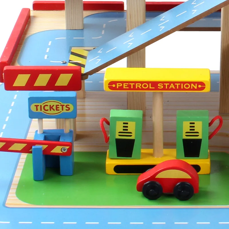 Diecasts игрушечный транспорт детские игрушки модель поезда машинки деревянная