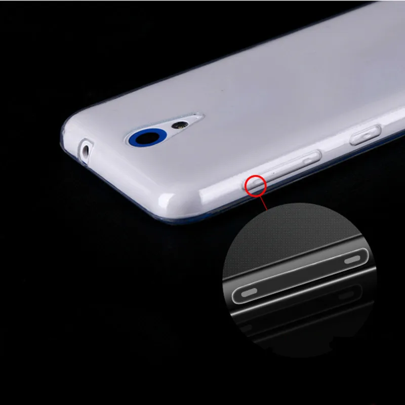 Clear Transparent Soft Silicone TPU Case For HTC Desire 620 |
