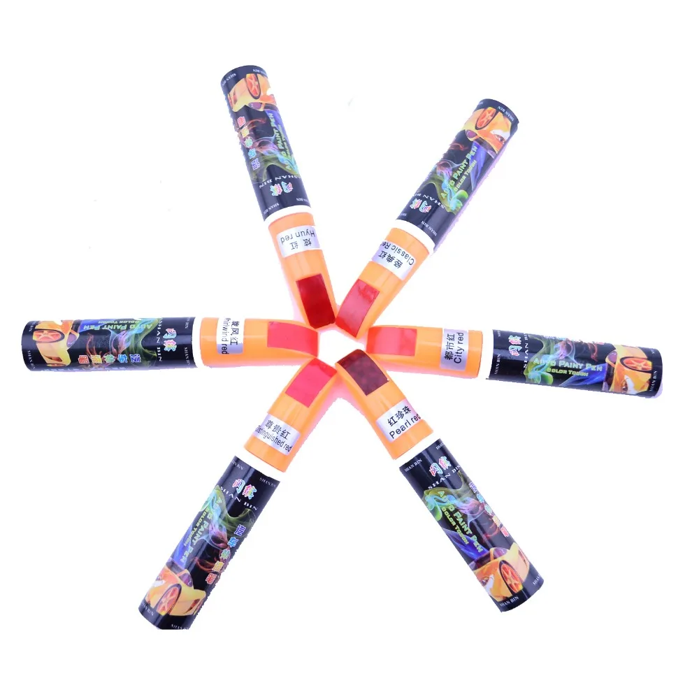 Автомобиль нуля ремонт красный Красящие ручки подправить Краски царапинам чинил