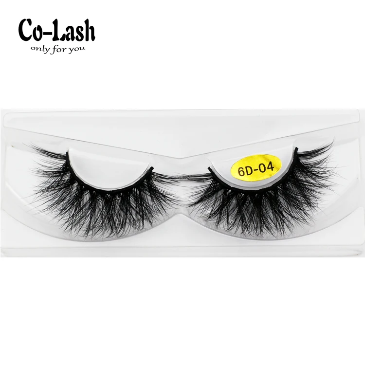 6D04 Colash 18 мм длинные 3D норковые ресницы удлиненная норковые ресницы большая драматическая объемная лента накладных ресниц толстые накладные ресницы - Цвет: 6D04