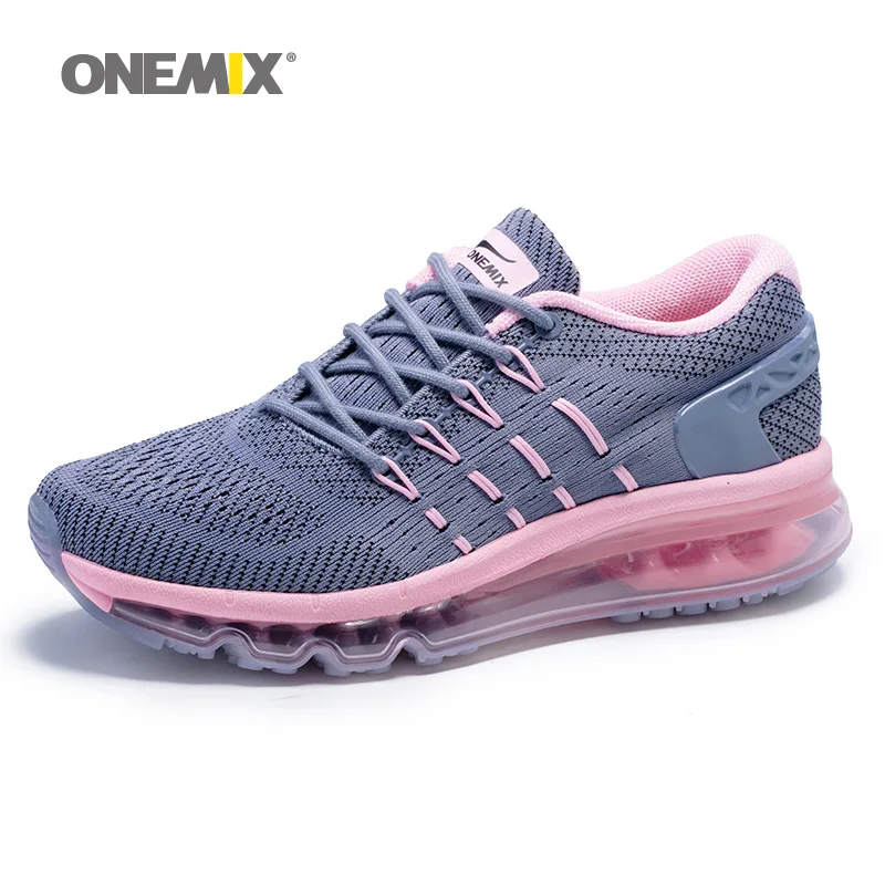 ONEMIX Max мужская прогулочная обувь для женщин Подушка фитнес Трейл спортивные кроссовки теннисные Спортивные Черные кроссовки для бега на улице